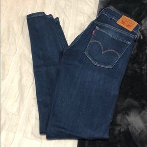 Levi Strauss super skinny denim jeans